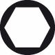 Насадка-бита Bosch Extra Hart HEX 4, 25 mm